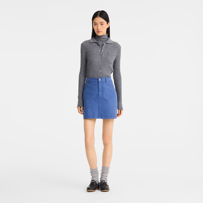 Top , Grey - Knit