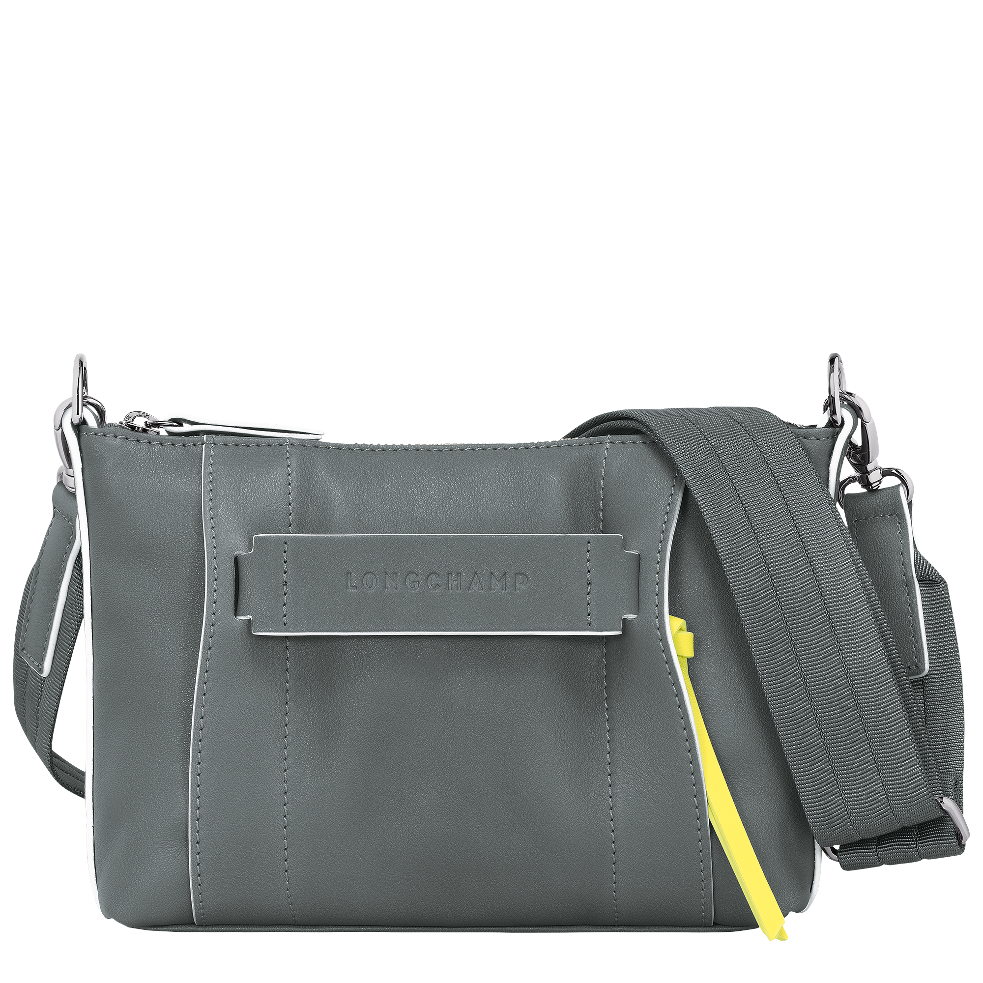 Crossbody bag S, Gun Metal - View 1 of
4 - zoom in Longchamp 3D Crossbody bag S, Gun Metal