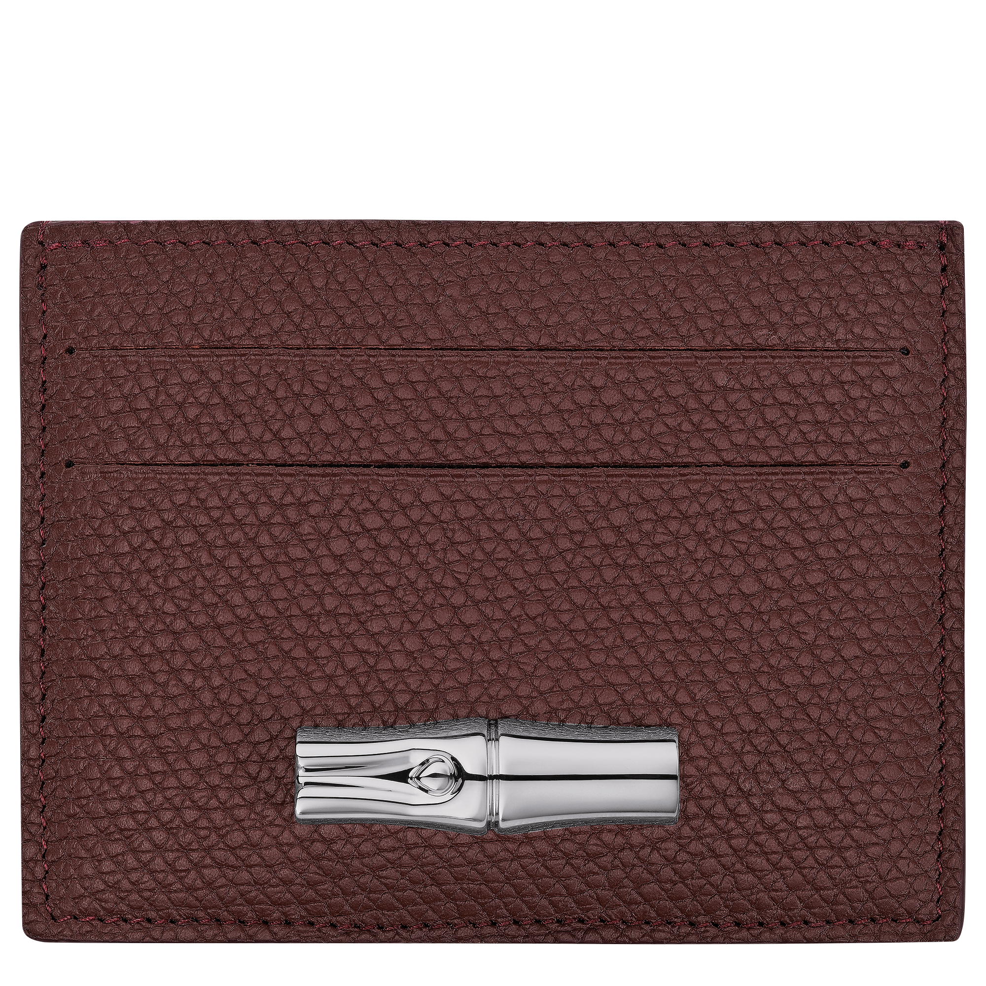 Le Roseau Card holder, Burgundy