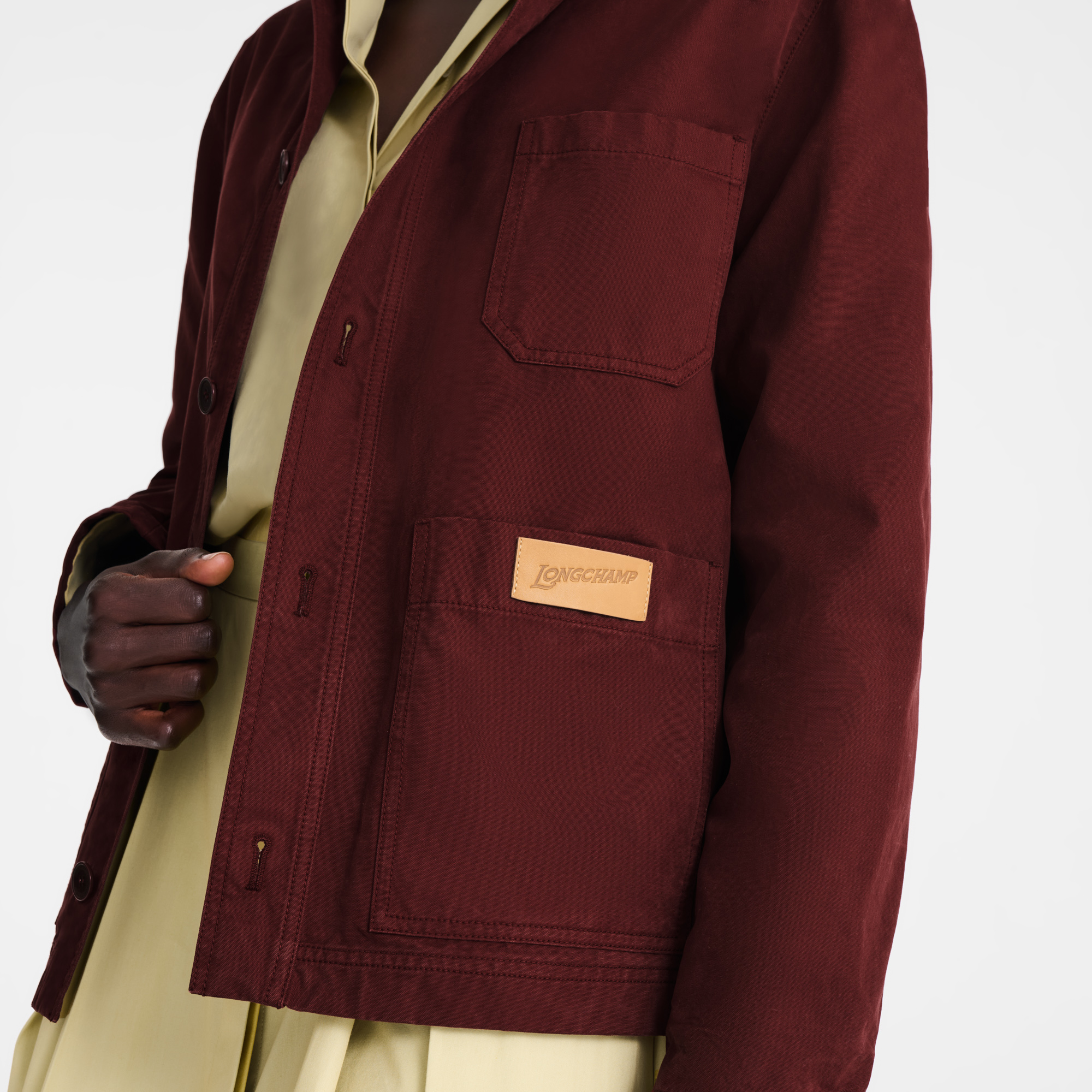 null Jacket, Burgundy