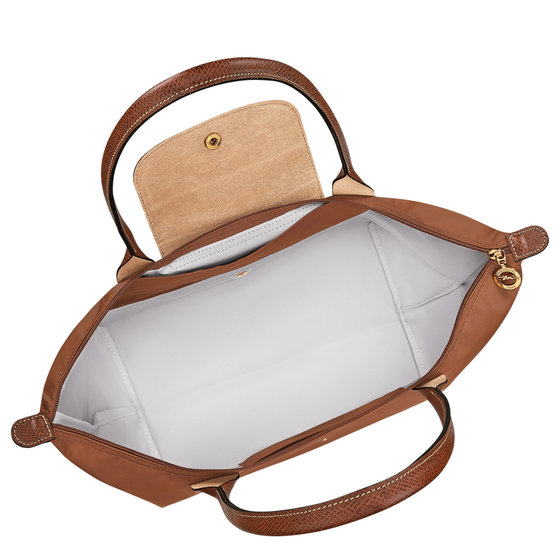 Le Pliage Original L Tote bag , Cognac - Recycled canvas  - View 5 of  7