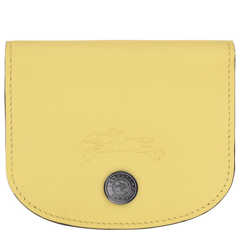 Le Pliage Xtra Card holder , Lime - Leather  - View 1 of  3