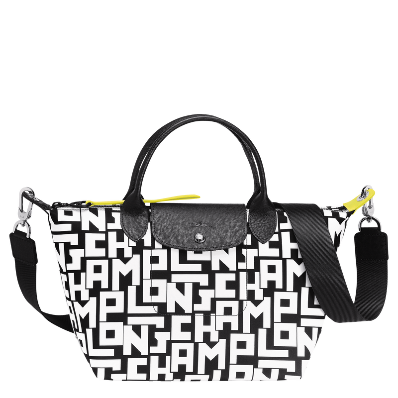 Longchamp black and hotsell white
