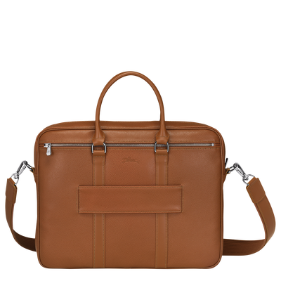 Le Foulonn&eacute; Briefcase S, Caramel