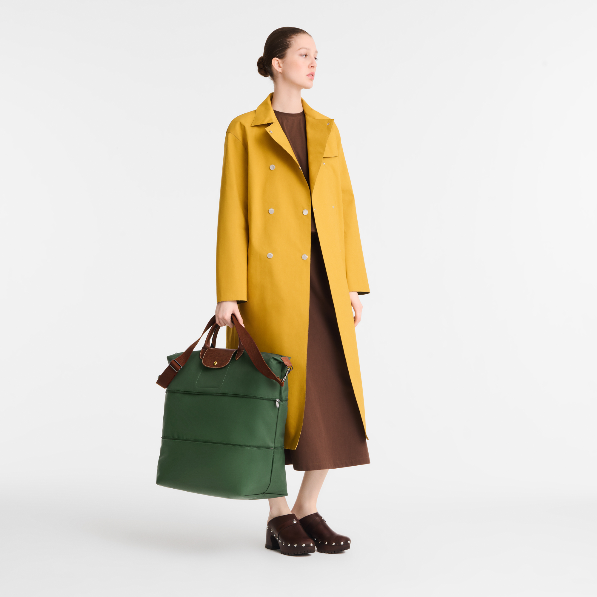 Travel bag expandable, British Green - View 2 of
3 - zoom in Le Pliage Original Travel bag expandable, British Green