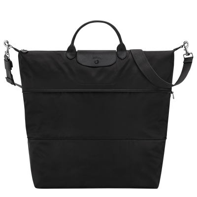 Le Pliage One S Extensible travel bag , Black - Recycled canvas