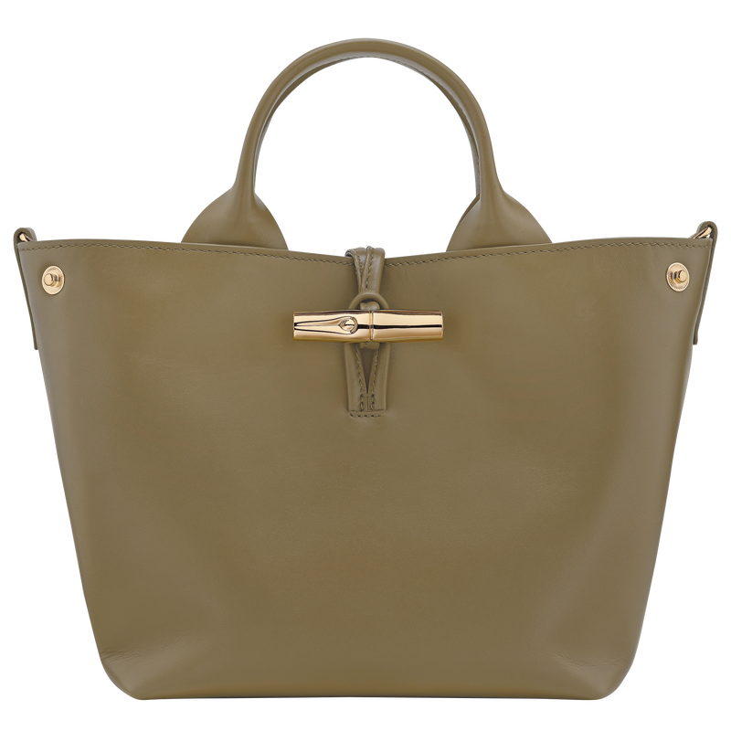 Le Roseau S Handbag , Olive - Leather  - View 5 of  7