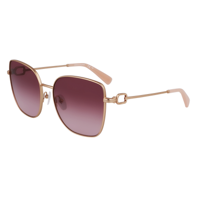 Sunglasses , Rose Gold/Brown - Metal