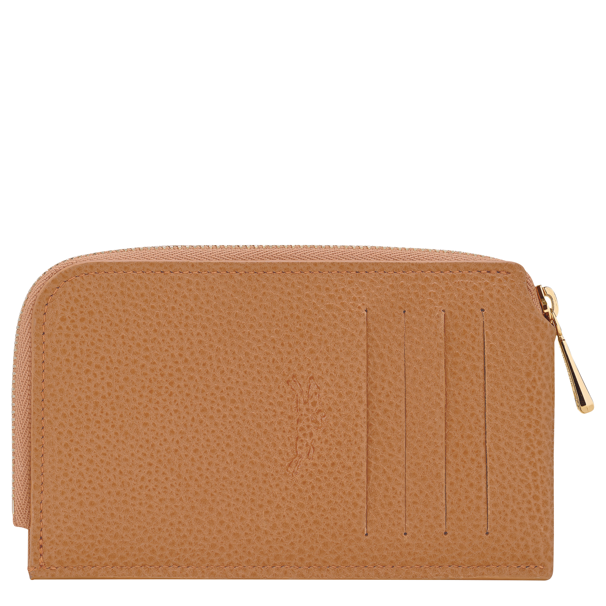 Le Foulonn&eacute; Card holder, Pecan
