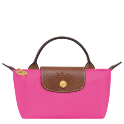 Le Pliage Original Pouch with handle , Candy - Recycled canvas