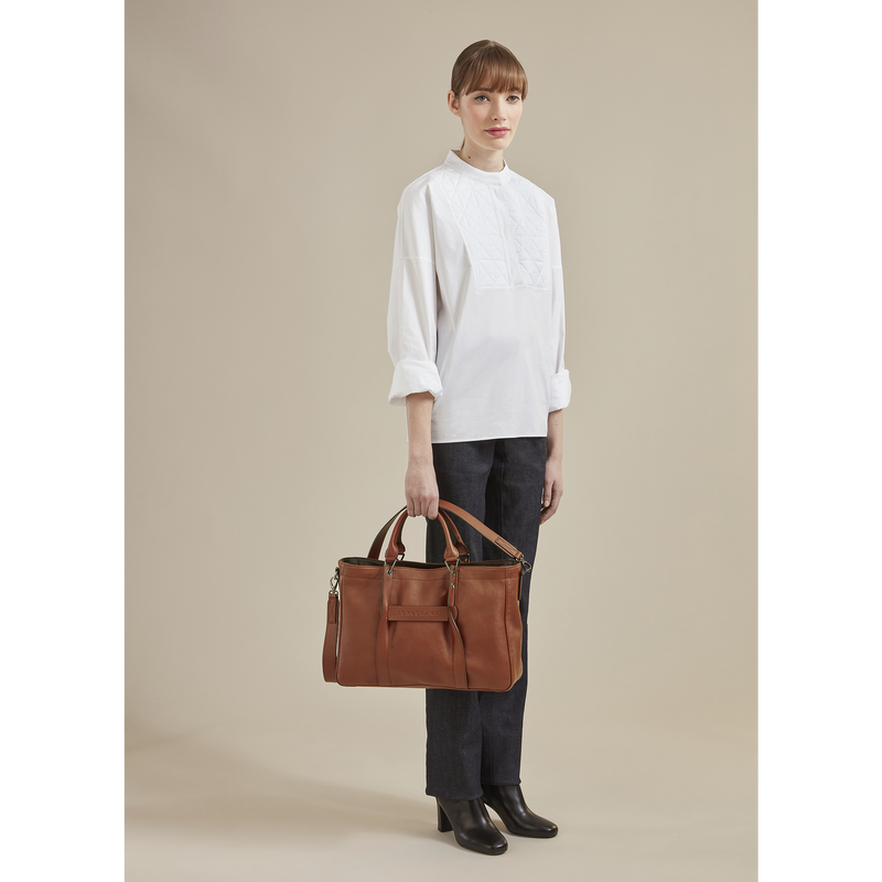 Longchamp 3d leather bucket bag top