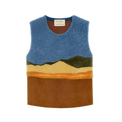 null Top Caroline H&eacute;lain x Longchamp, Cognac