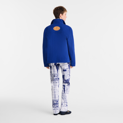 Jacket , Cobalt - Cotton