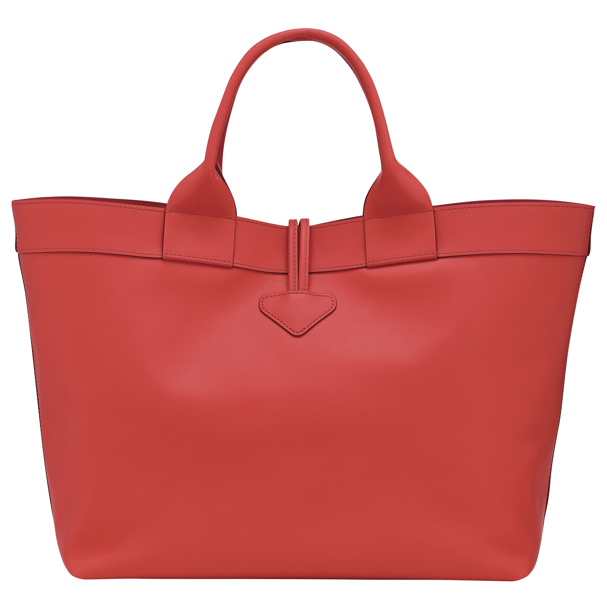 Le Roseau L Tote bag Red - Leather | Longchamp TH