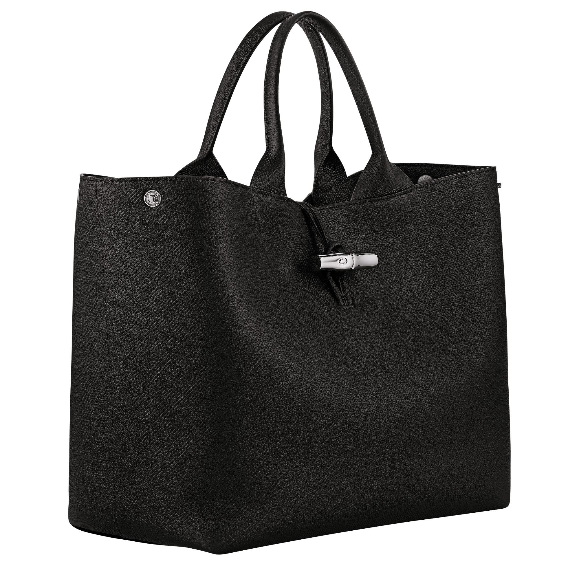 Handbag L, Black - View 3 of
6 - zoom in Le Roseau Handbag L, Black