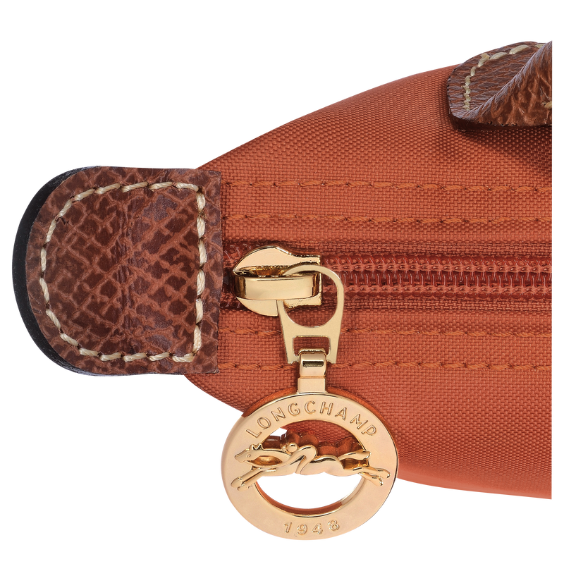 Le Pliage Original Pouch with handle , Brick - Recycled canvas  - View 6 of  6