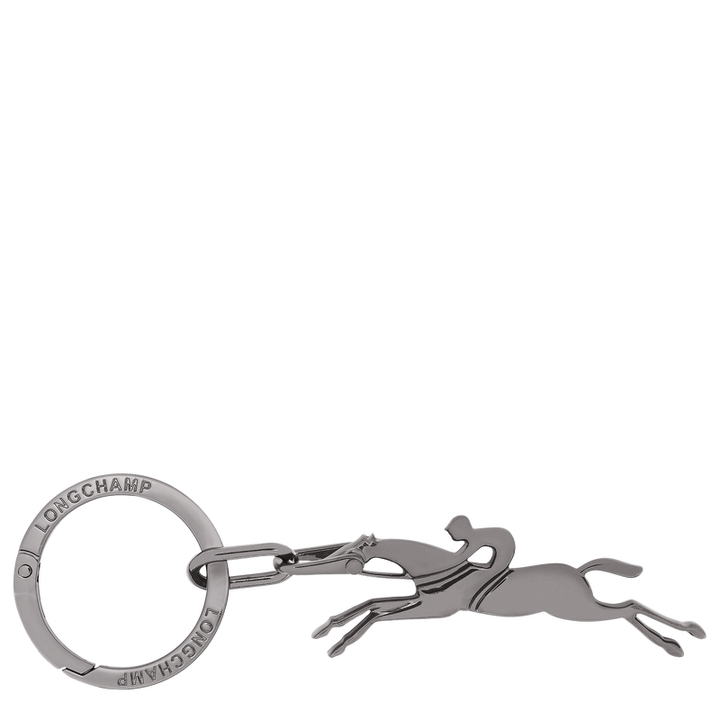 Cavalier Longchamp Keyring , Black - Metal  - View 1 of  1