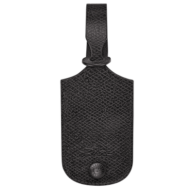 Le Pliage One Luggage tag , Black - Leather