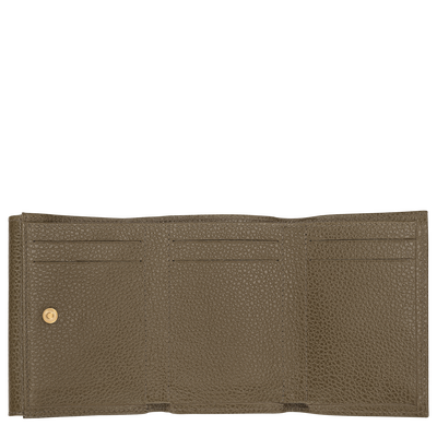 Le Foulonn&eacute; Compact wallet, Caper