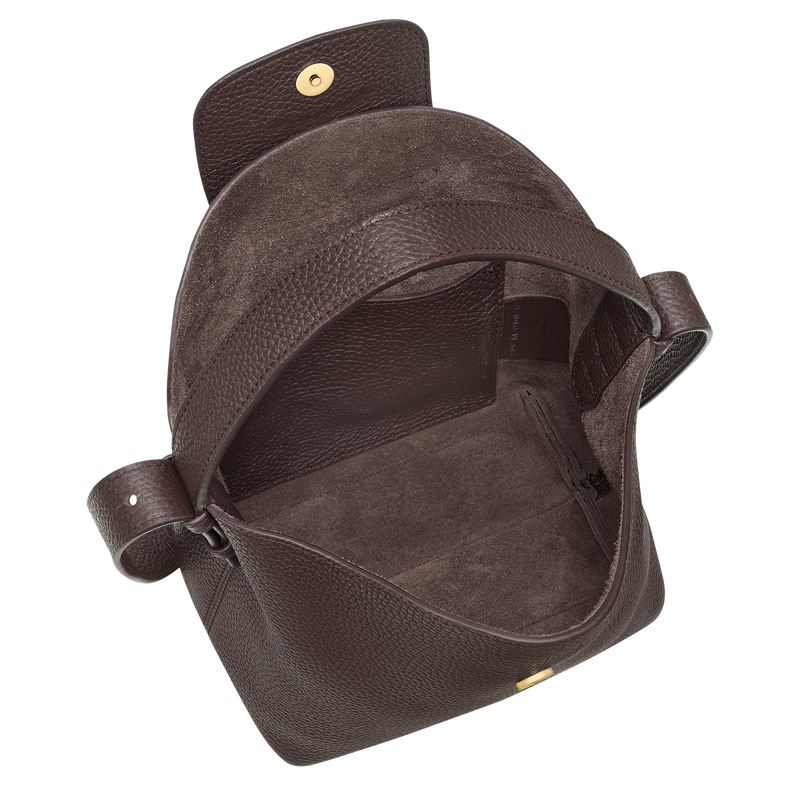 Le Cadence L Bucket bag , Mocha - Leather  - View 4 of  5