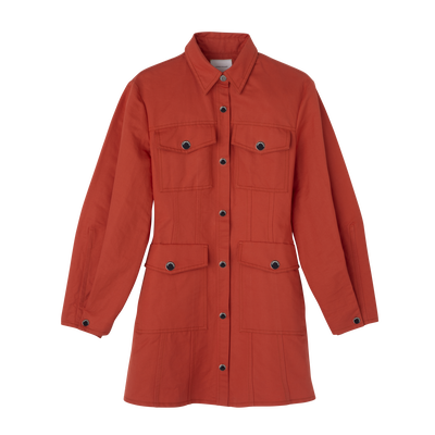 Dress , Tomato - Canvas