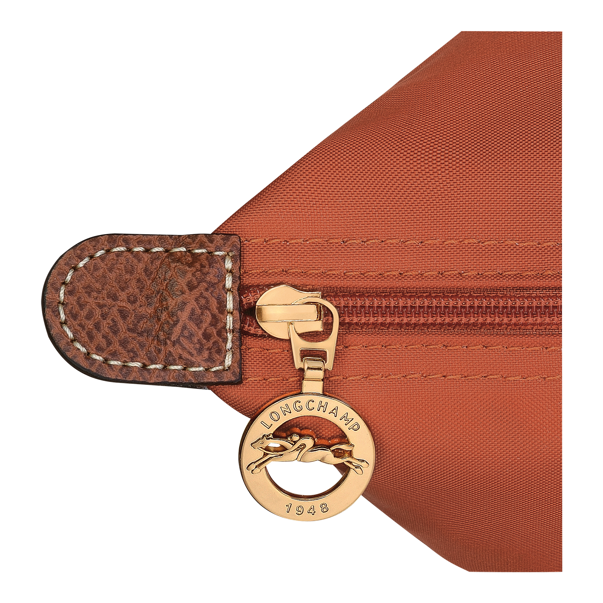 Handbag M, Brick - View 5 of
6 - zoom in Le Pliage Original Handbag M, Brick