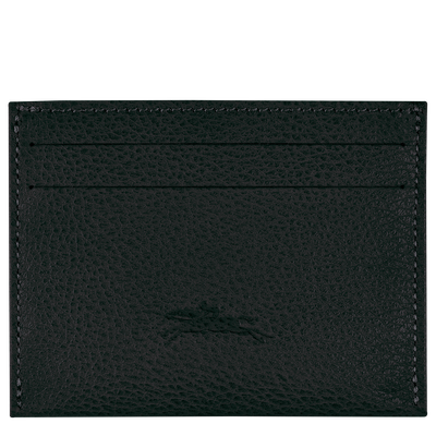 Le Foulonné Card holder , Black - Leather