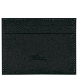 Le Foulonné Cardholder , Black - Leather
