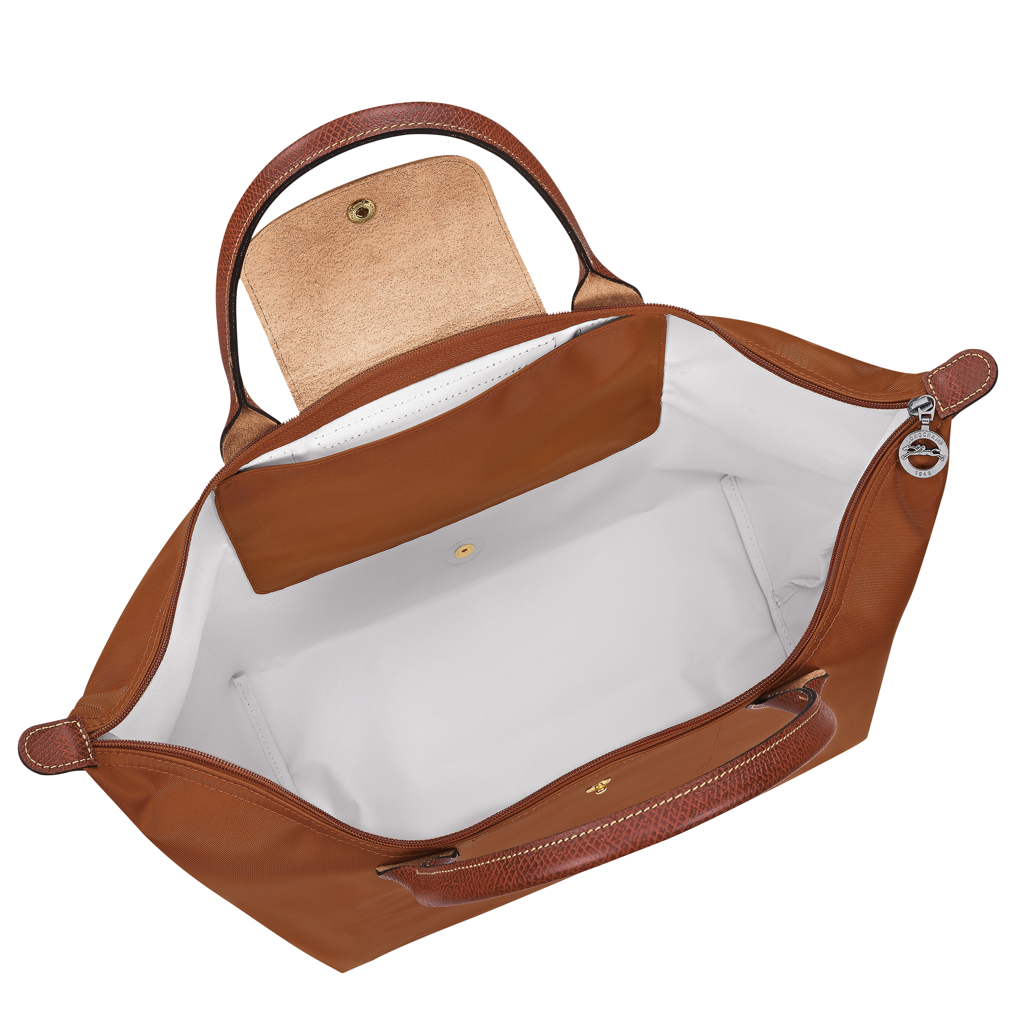Le Pliage Original Handbag L, Cognac
