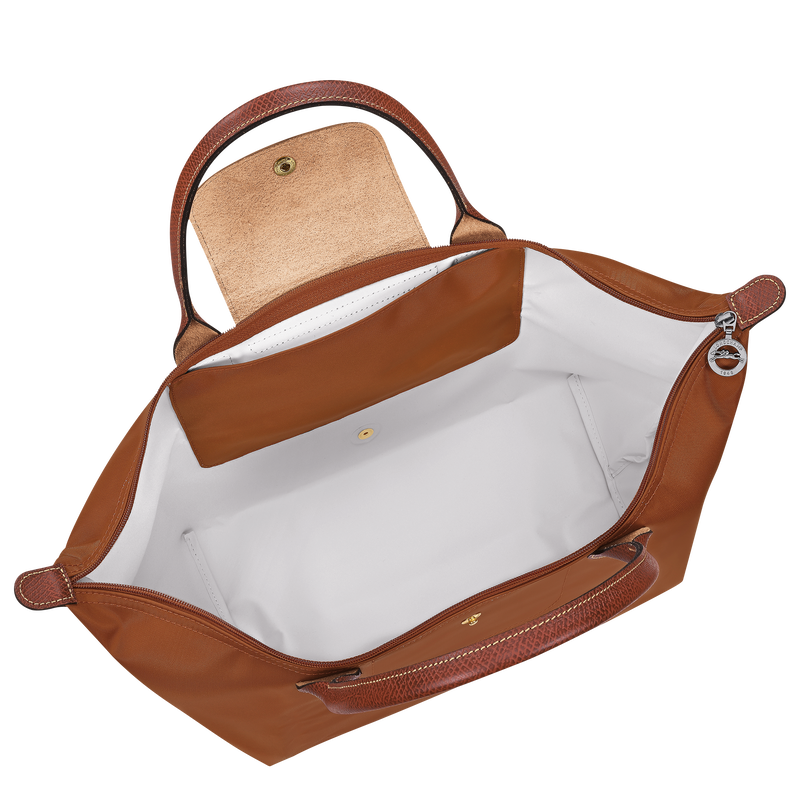 Le Pliage Original L Handbag , Cognac - Canvas  - View 4 of  6