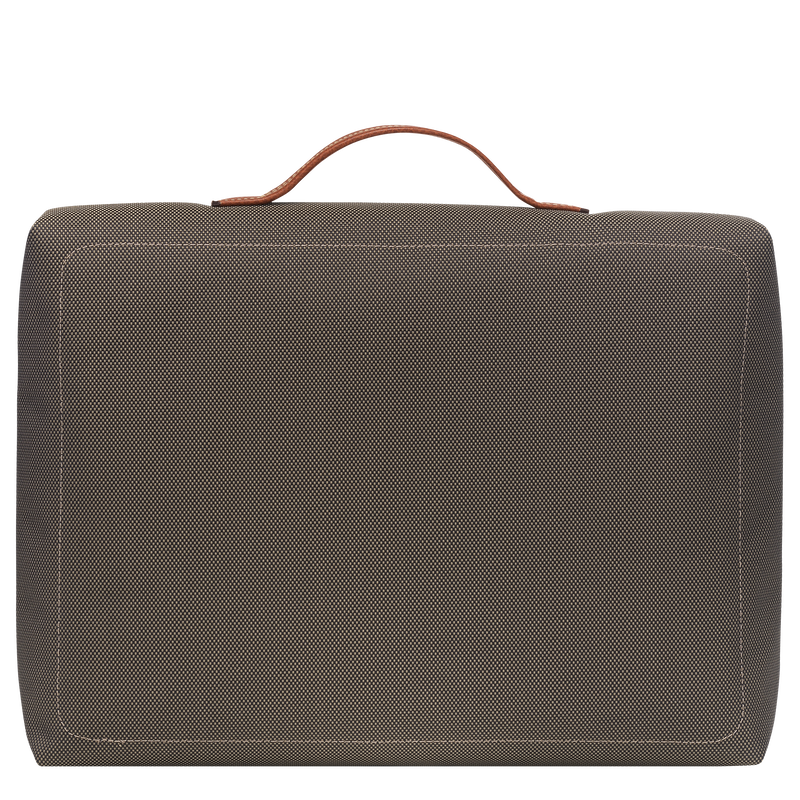 Boxford S Briefcase , Brown - Canvas  - View 4 of  4