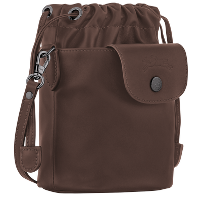 Le Pliage Xtra XS Bucket bag , Mocha - Leather