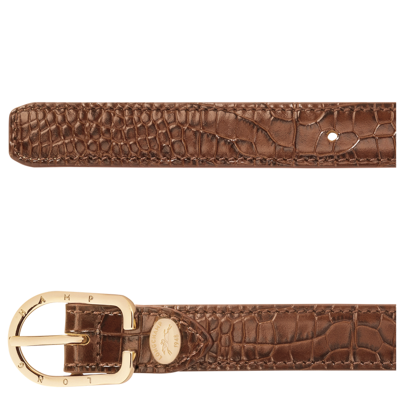 Archive Ladies' belt , Chocolate - Leather  - View 3 of  3