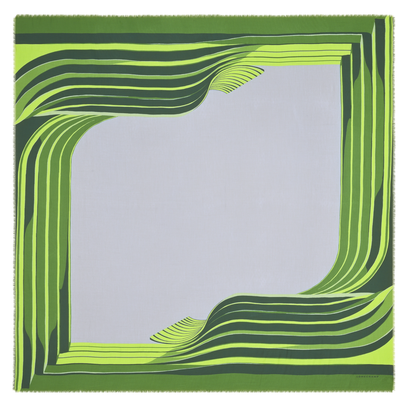 La Maison Unique Stole , Heritage Green - Modal  - View 1 of  1