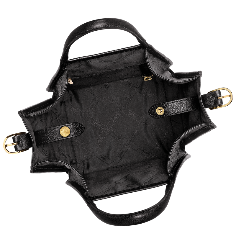 Le Foulonné S Handbag , Black - Leather  - View 6 of  7