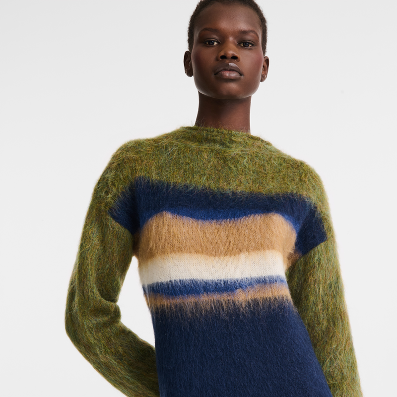 Dress , Navy - Knit  - View 3 of  4