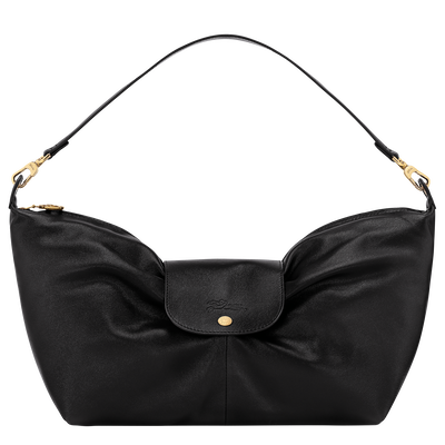Le Pliage Xtra L Shoulder bag , Black - Leather