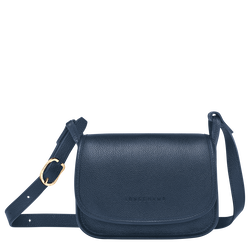 Le Foulonné XS Crossbody bag , Navy - Leather
