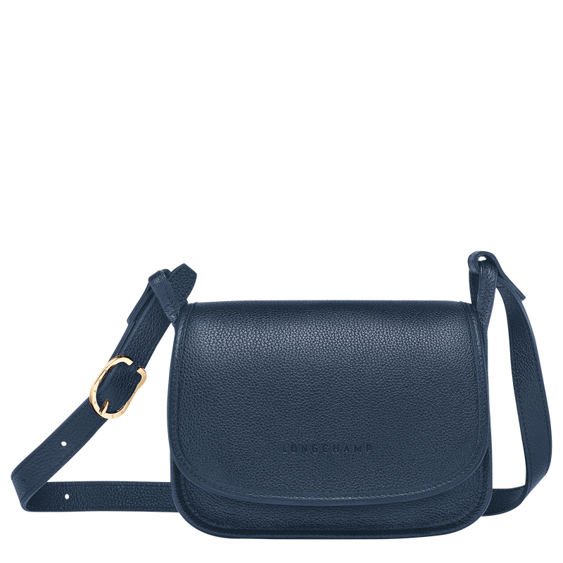 Le Foulonné S Crossbody bag , Navy - Leather  - View 1 of  5