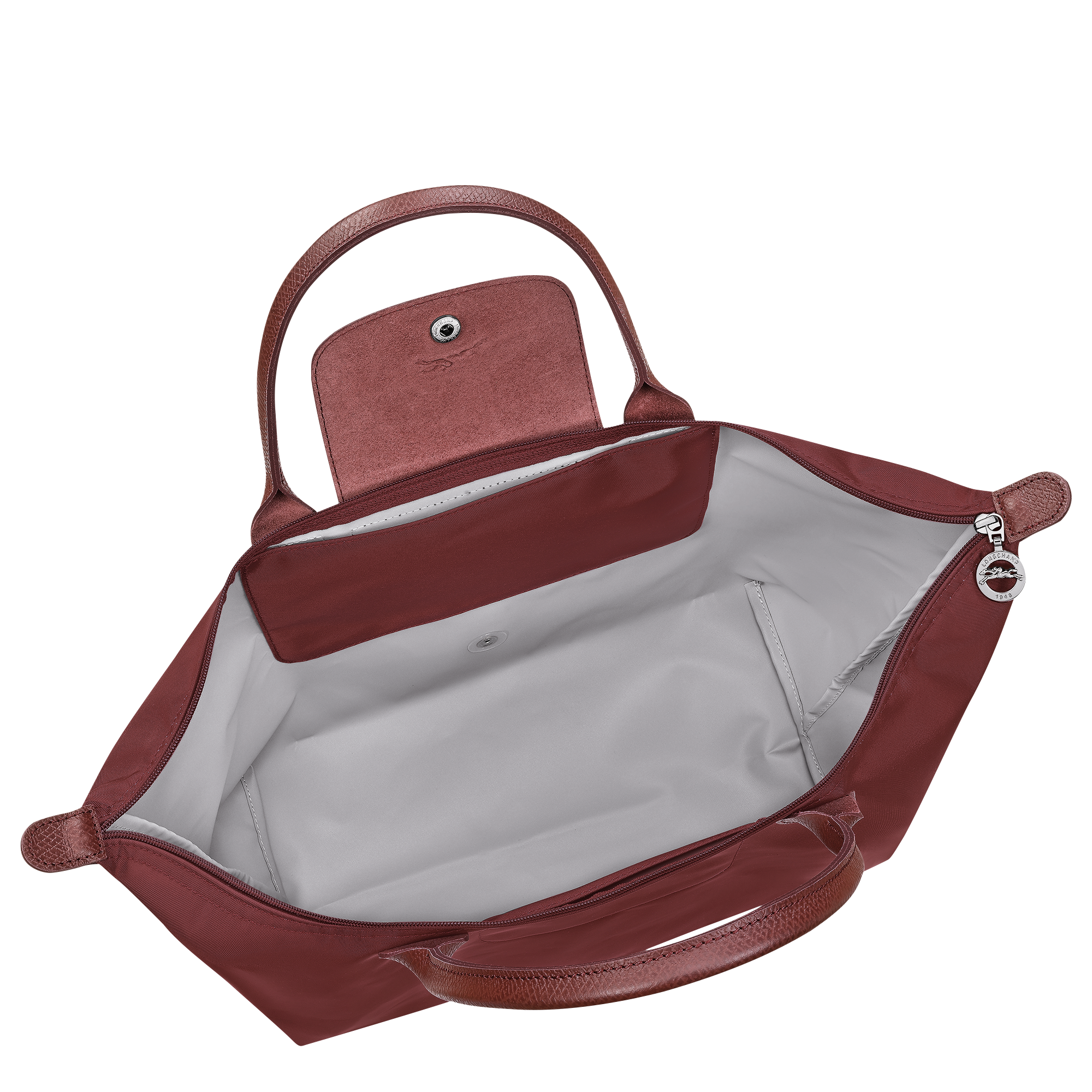 Le Pliage One Handbag L, Burgundy