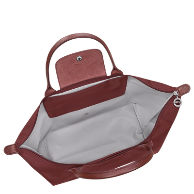 Le Pliage One Handbag L, Burgundy