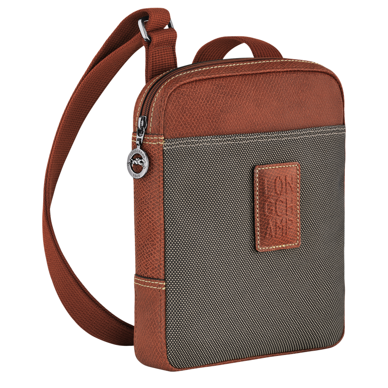 Boxford XS Crossbody bag , Brown - Recycled canvas  - View 3 of  5