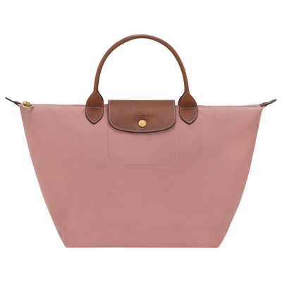 Le Pliage Original M Handbag , Pink Tea - Recycled canvas