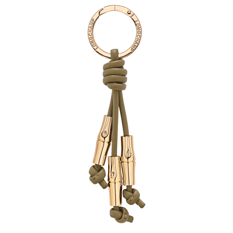 Le Roseau Key ring , Olive - Leather  - View 1 of  1