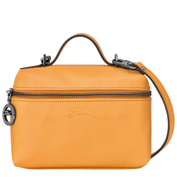 Le Pliage Xtra XS Vanity , Apricot - Leather