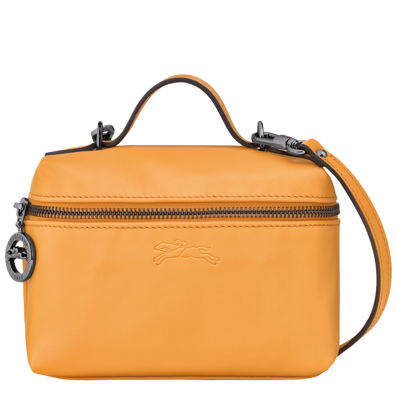 Le Pliage Xtra XS Vanity , Apricot - Leather  - View 1 of  5