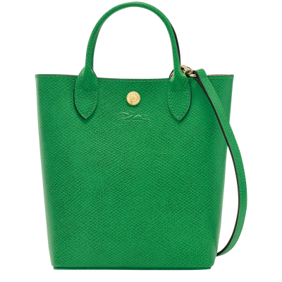 Épure XS Tote bag , Green - Leather