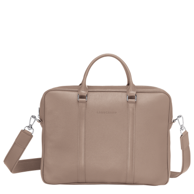 Le Foulonné XS Briefcase , Turtledove - Leather