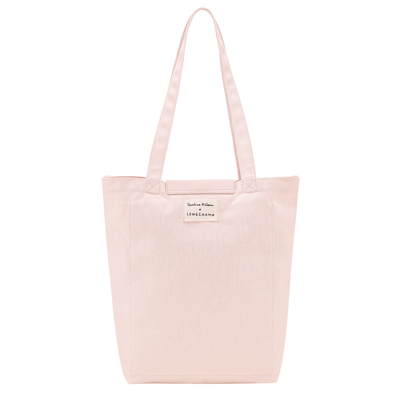 Caroline H&eacute;lain x Longchamp M Tote bag , Ballet - Canvas  - View 3 of  5