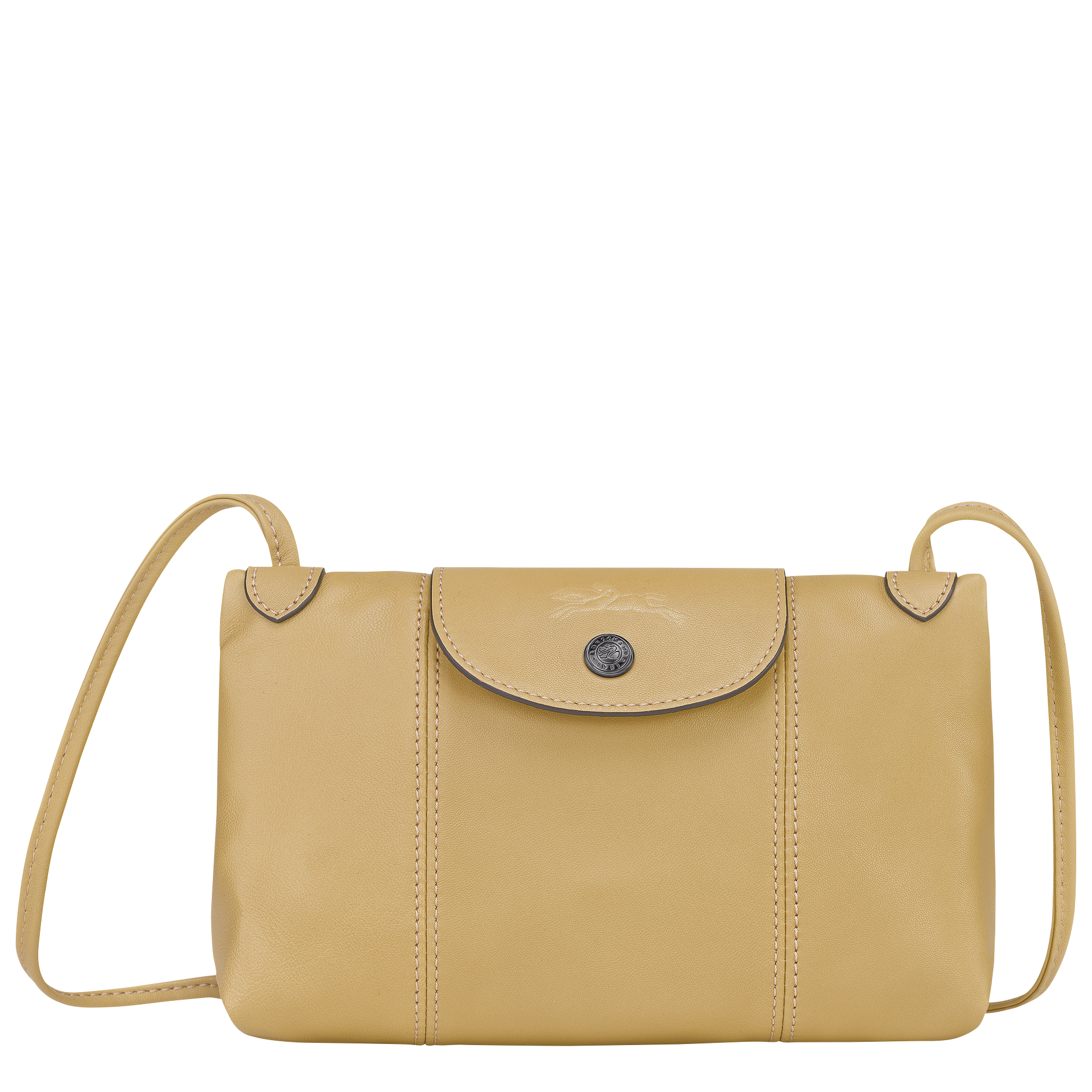 Le Pliage Cuir Crossbody bag Desert - Leather (L1061757526)